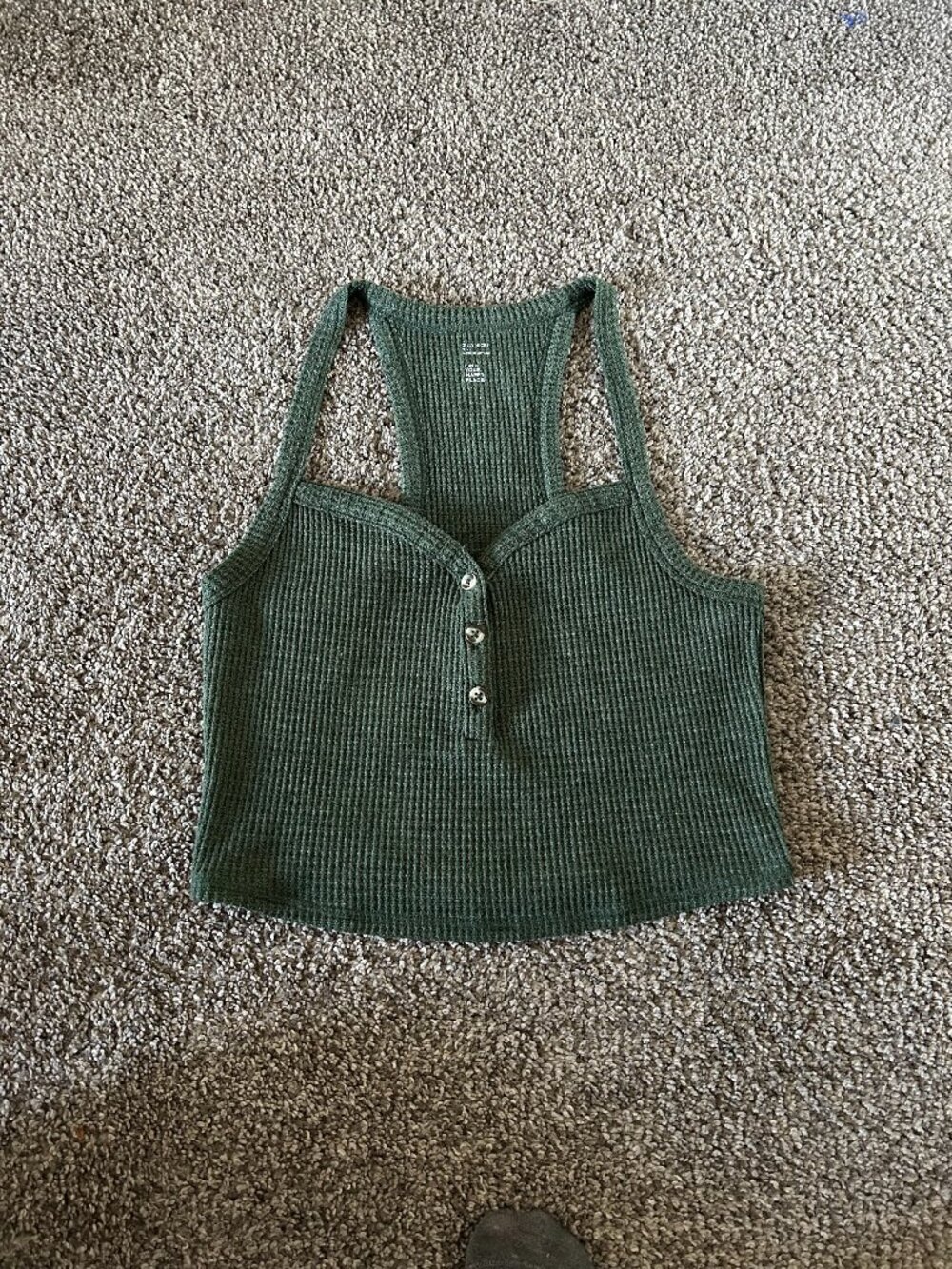 Gilly Hicks (Hollister) - Green Racerback Top